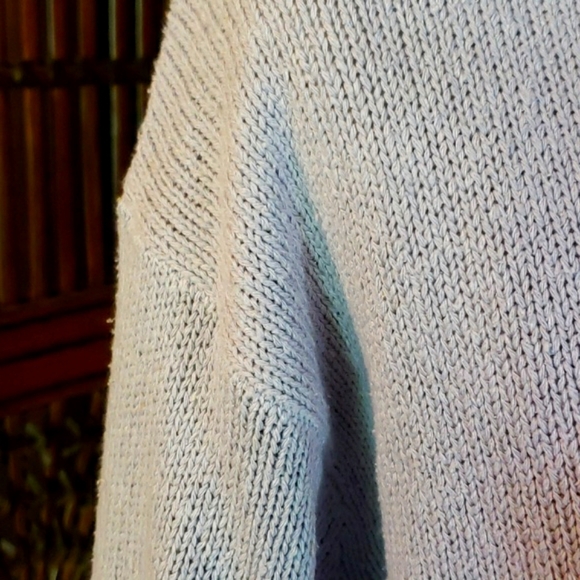 WINTERSILKS Vintage 100% Silk TurtleNeck Sweater Lavender XL NWT - Picture 9 of 9